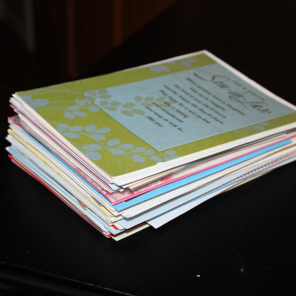 Stack of 32 Greeting Cards - Christmas / Get Well / Sympathy / Daughter / BDay +